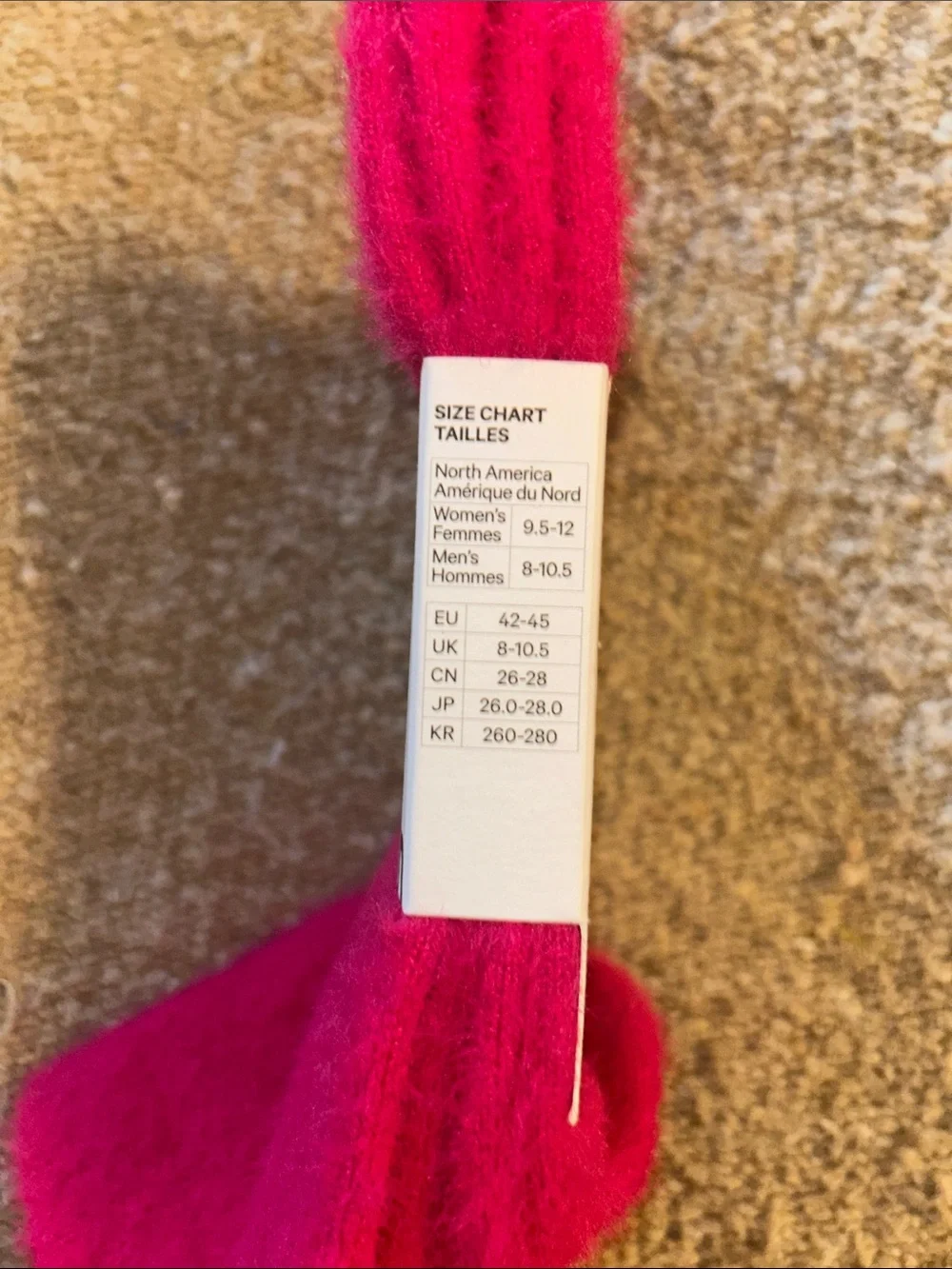 lululemon athletica Fuzzy Crew Socks - Hot Pink